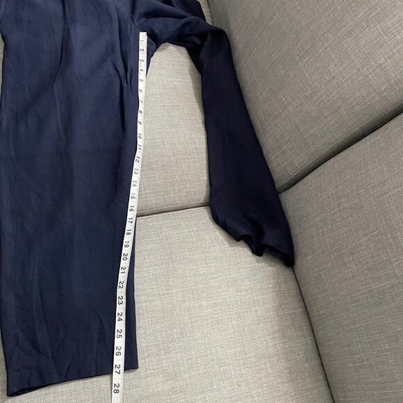 Vintage Evan-Picone Navy High Waisted Pleated Dress Pants Women's Size 12* - Picture 8 of 8